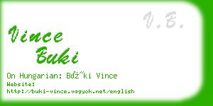 vince buki business card